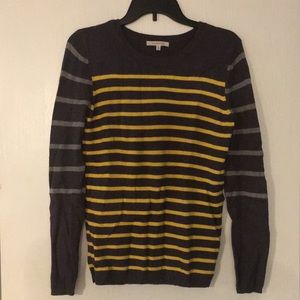 41 Hawthorn Striped Grey long sleeve sweater